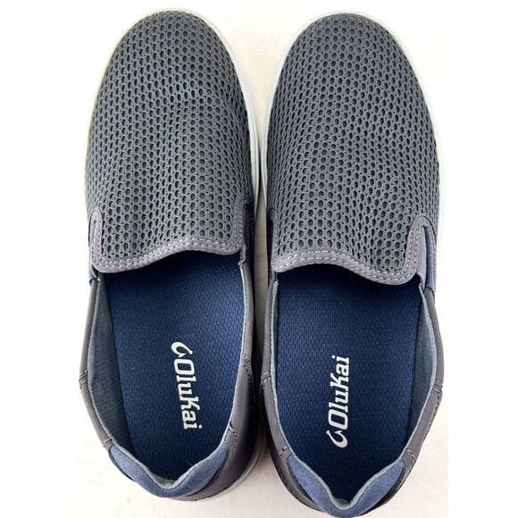 Olukai Lae’ahi Blue Mesh Slip On Breathable Casual Shoes 10443 Men’s Size 7 main image 6